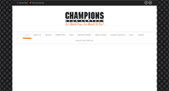 Desktop Screenshot of championsfuncenter.com
